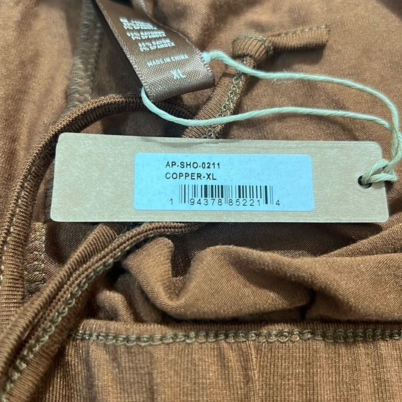 SKIMS SLEEP SHORTS IN COPPER SIZE XL STRETCHY SOFT LOUNGE SHORTS - Picture 8 of 8